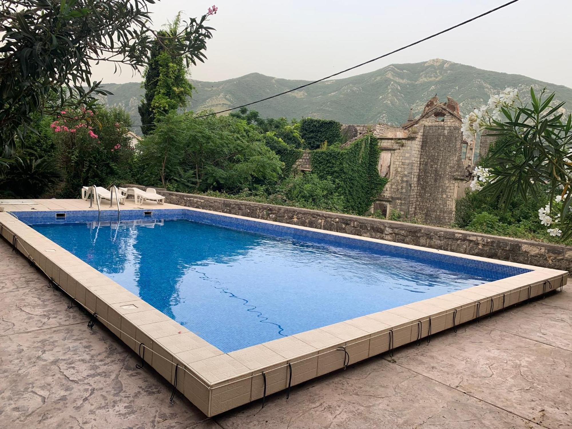 Apartment With Swimmingpool, Seaview And Large Terrace, 1St Floor, Min 2 Persons 도브로타 외부 사진